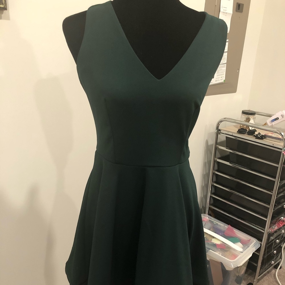 Green Cocktail Dress
